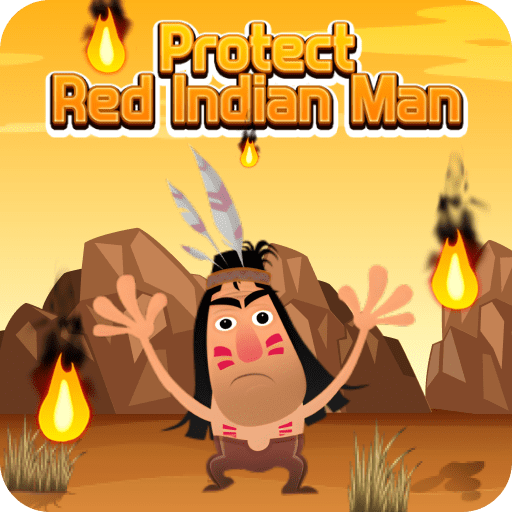 Protect Red Indian Man - HTML5 Games - Play for Free Online